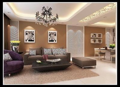 東海灣現(xiàn)代客廳 _頤家居家居案例